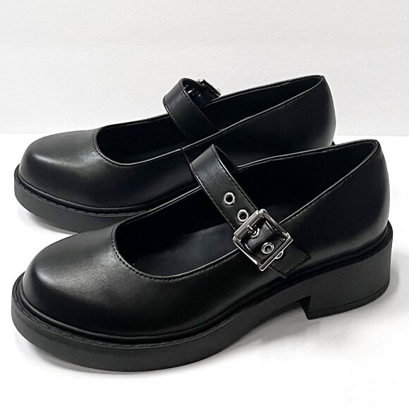 Shoes | New Black Platform Mary Jane Ballet Flats | Poshmark